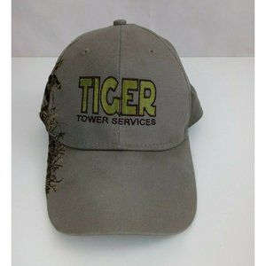 Dri Duck Tiger Tower Services Men's Embroidered Adjustable Hunters Baseball Cap